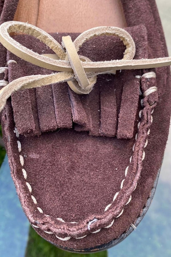 Lucky brand hot sale fringe moccasins