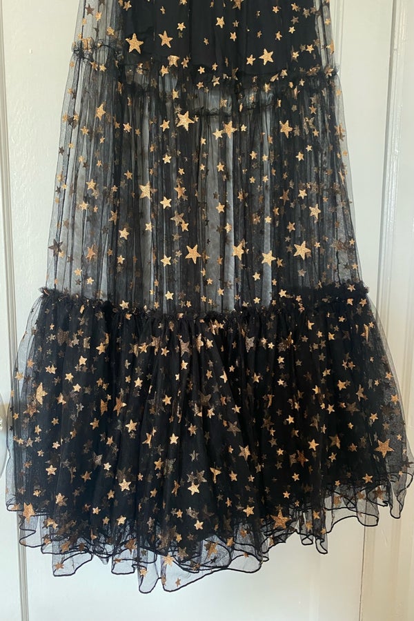 Sheer Star Maxi Skirt | Nuuly Thrift