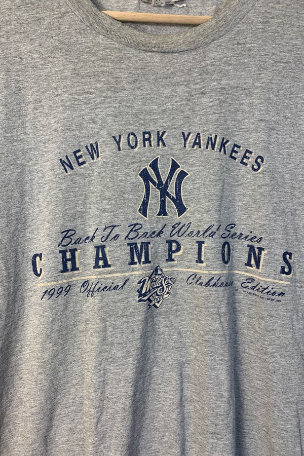 Vintage 90s Yankees 1999 Back To Back Champions Sweatshirt By Lee Sport