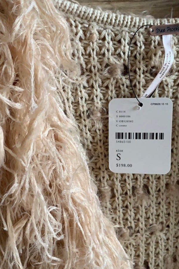 Free people shaggy on sale sweater