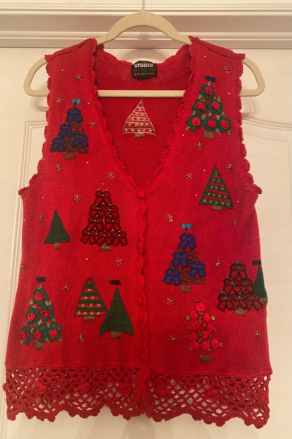 Womens christmas sale vest