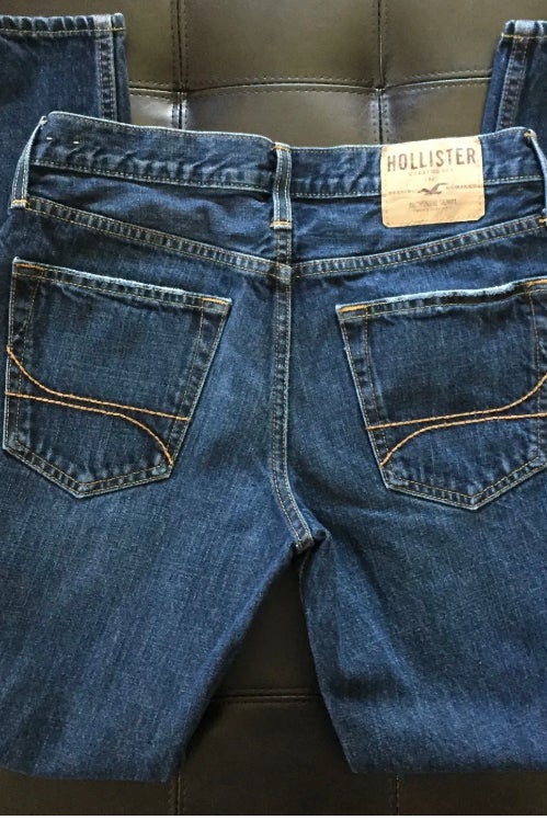 Hollister Mens Button Fly Skinny Jeans 30x30