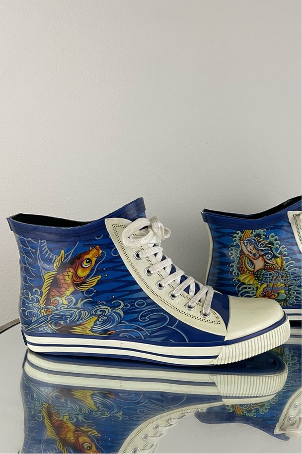 Ed hardy converse high cheap tops