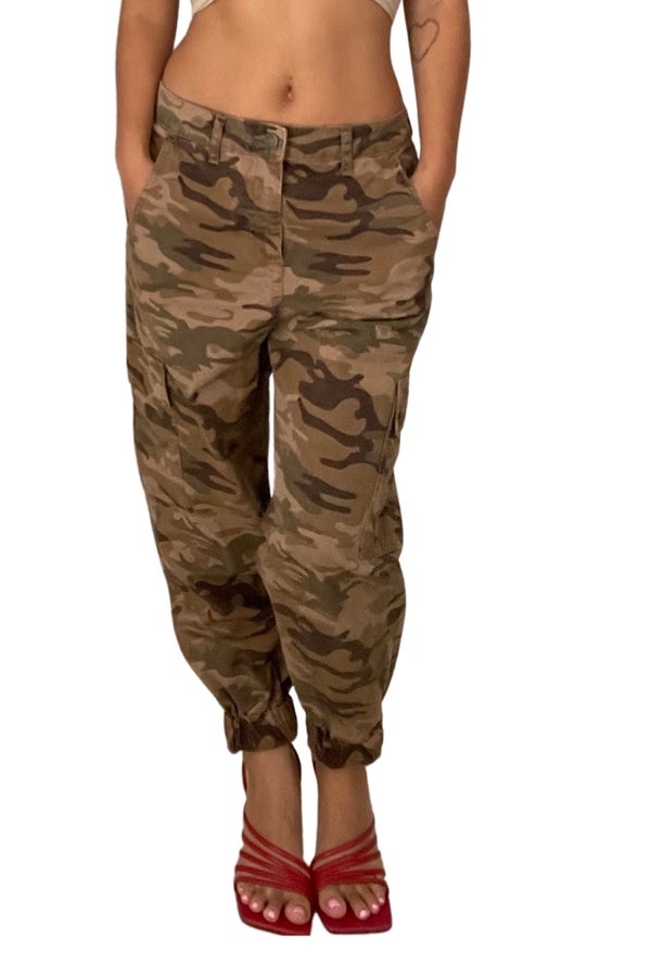 Zara Camo Cargos Nuuly Thrift