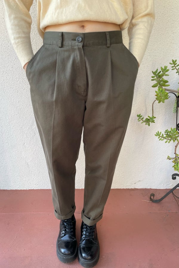 Vintage 90's L.L. Bean Pleated Chinos | Nuuly Thrift