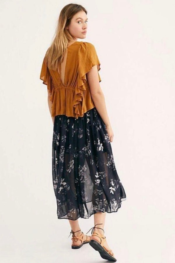 Kara Skirt curated on LTK  Skirt and sneakers, Floral skirt outfit summer,  Floral midi skirt outfit