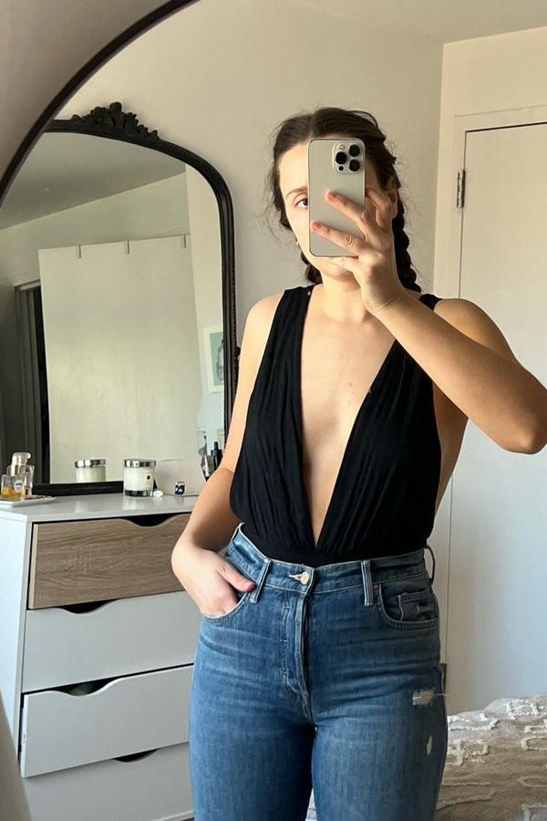 Revolve x By The Way Plunge Bodysuit Nuuly Thrift