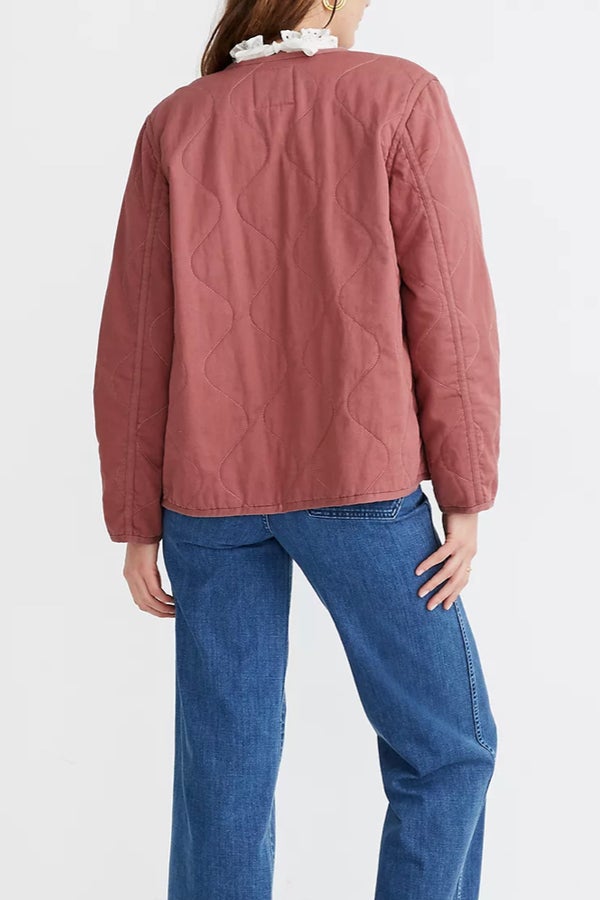 madewell reversible quilted liner jacket