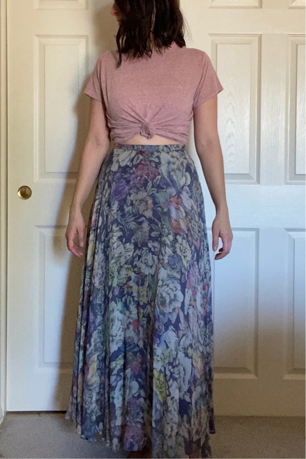 Miele floral 2025 midi skirt