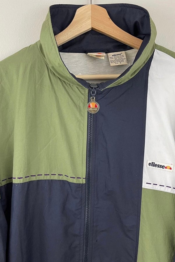 White Mens Windbreaker Jacke | Nuuly Thrift