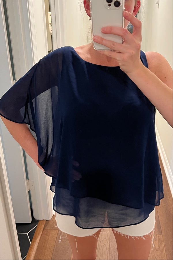 Pleione Flutter Blouse | Nuuly Thrift