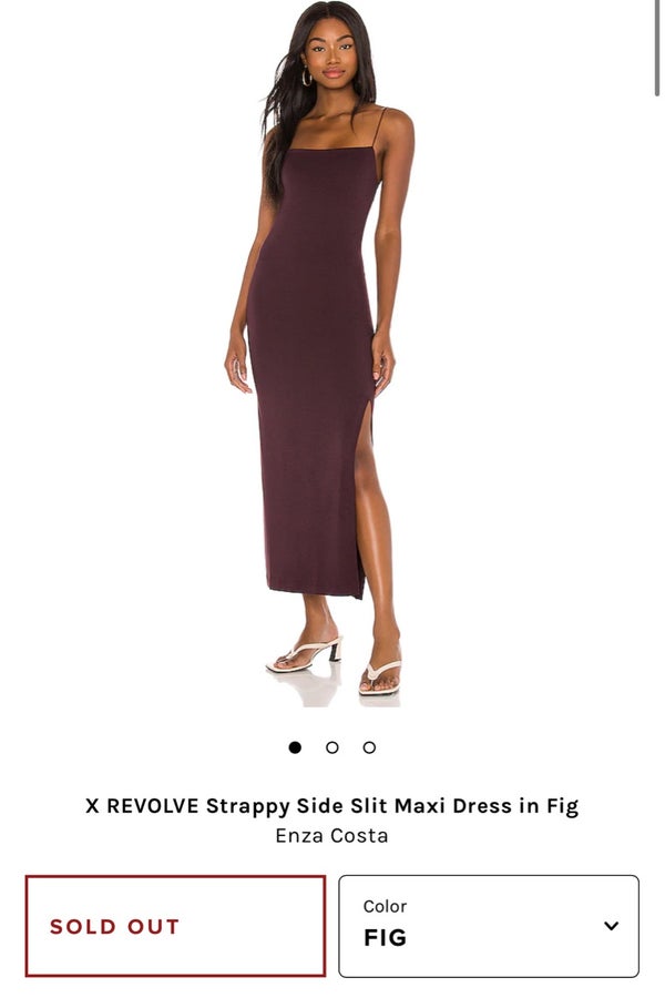 Strappy clearance side dress