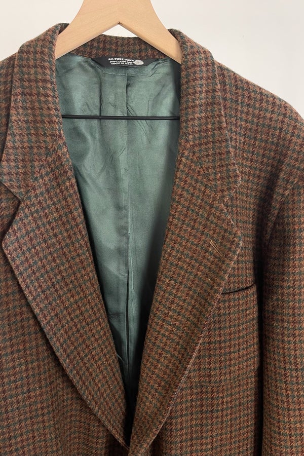 Wool Houndsthooth NEW YORK YANKEES Coat