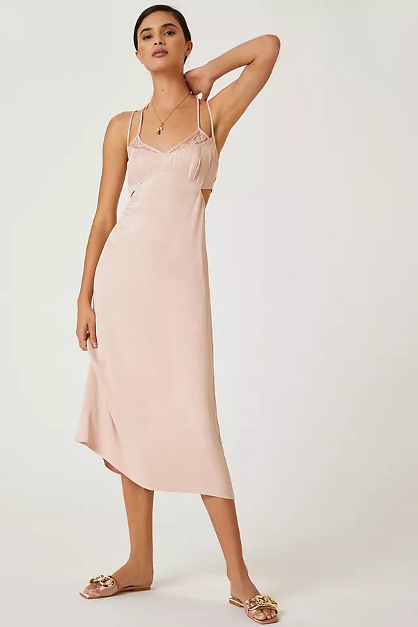 Anthro shop slip dress