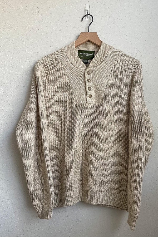 Eddie bauer henley clearance sweater