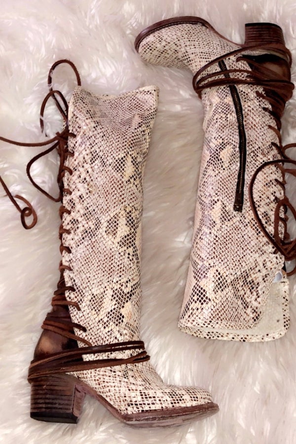 Freebird on sale snakeskin booties