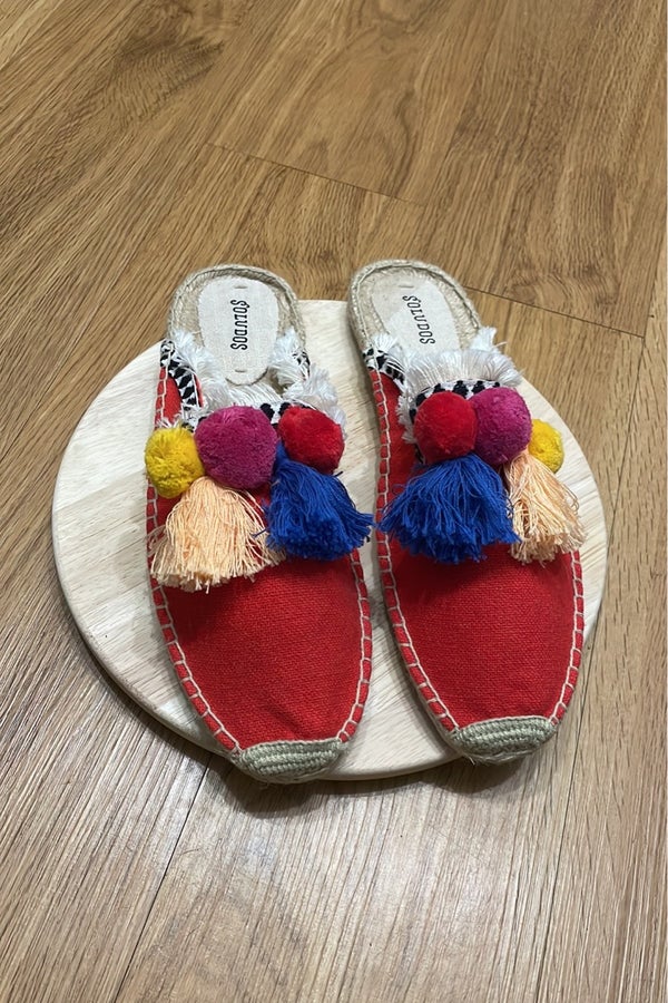 Soludos coco pom deals pom mule