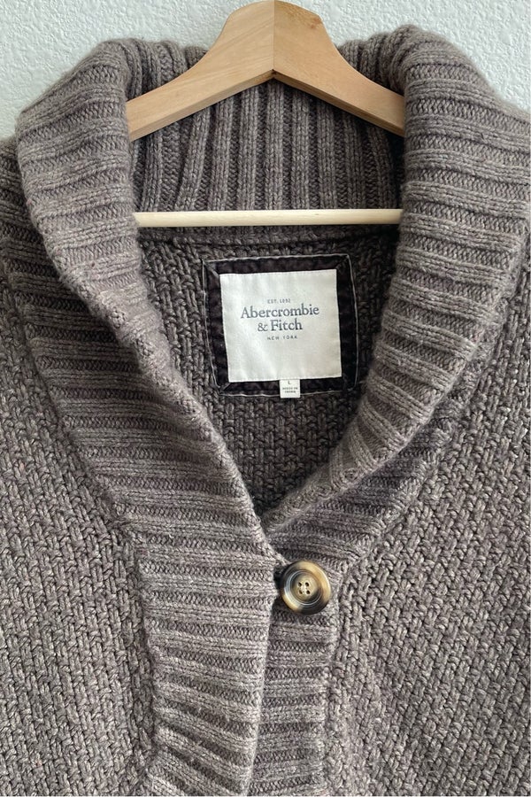 Abercrombie and outlet fitch shawl cardigan