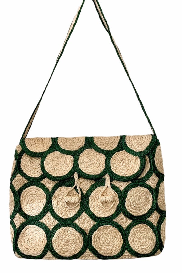 Vintage Straw Basket Satchel Handbag Nuuly Thrift