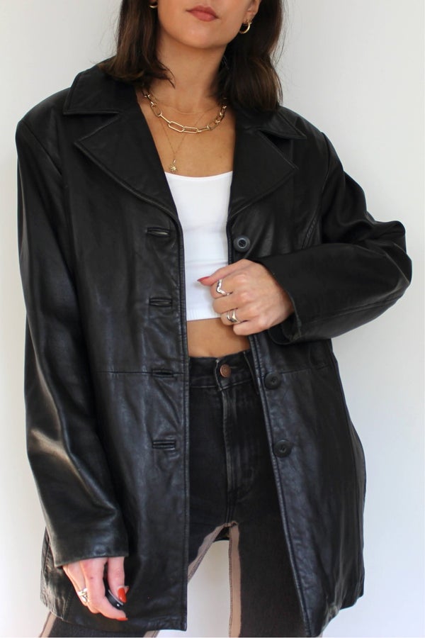 90s Vintage Wilsons Leather Jacket | Nuuly Thrift