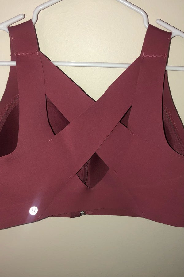 Lululemon Enlite Zipper Front Blush Bra