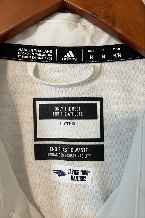 White Drifit Adidas UNR Up Shirt Thrift