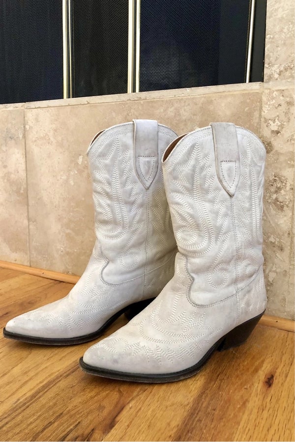marant white duerto boots | Nuuly Thrift