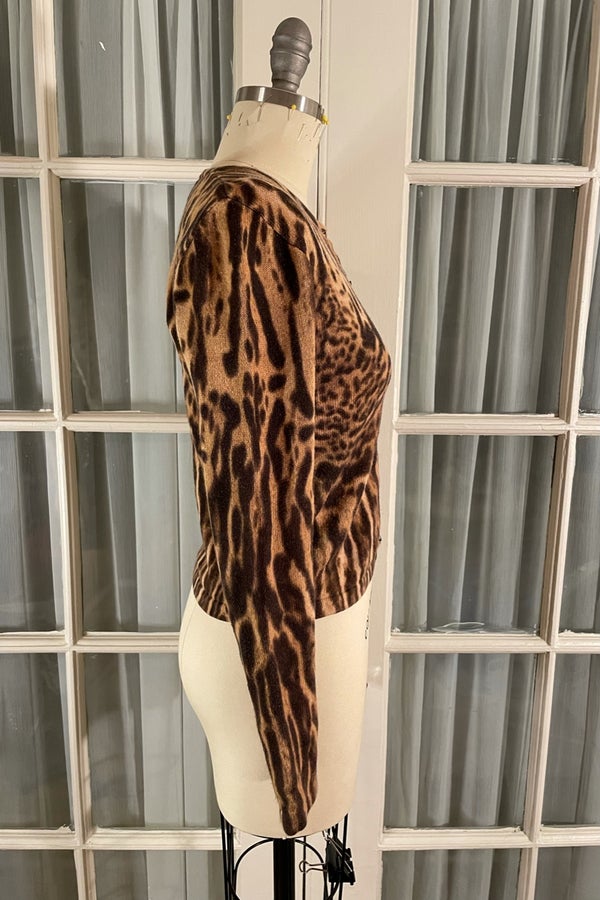 NEXUS7 leopard retro cardigan nexusvii | ovale.eu