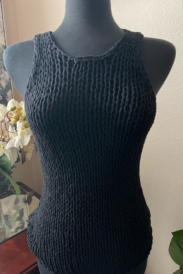 Crochet Pattern, Ribbed Tank Top
